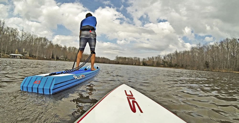 What’s the Fastest Standup Paddleboard? A speed comparison test between the 2016 Starboard All Star, the 2015 SIC X-14 Pro-LITE, the Riviera Race Carbon,  and a ringer.