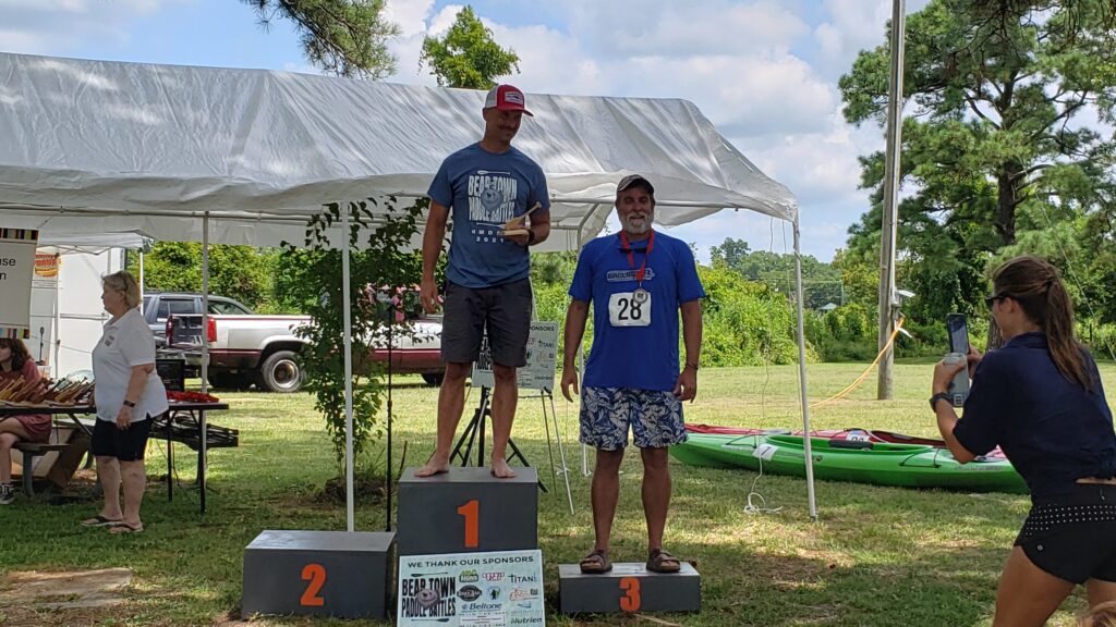 Barry Blackburn first overall, first surfski at the 2021 Beartown Paddle Battles