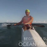Barry Blackburn paddling an Epic V11 in the ocean