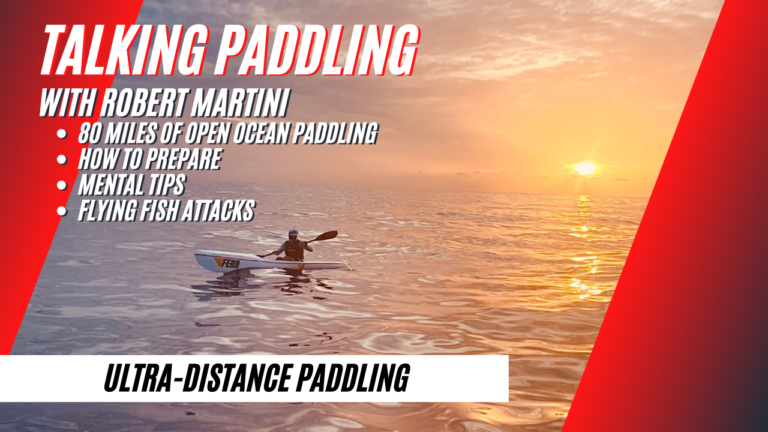 Talking paddling with Robert Martini -- Crossing for Cystic Fybrosis